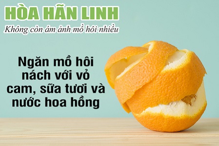 Cách chữa mồ hôi nách dân gian với vỏ cam.jpg